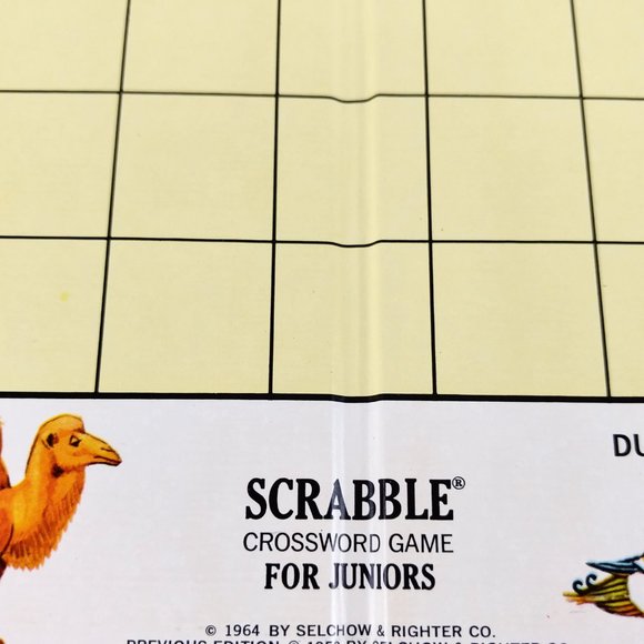 Junior Scrabble 1964 | Vintage Board Game Night - Picture 7 of 9